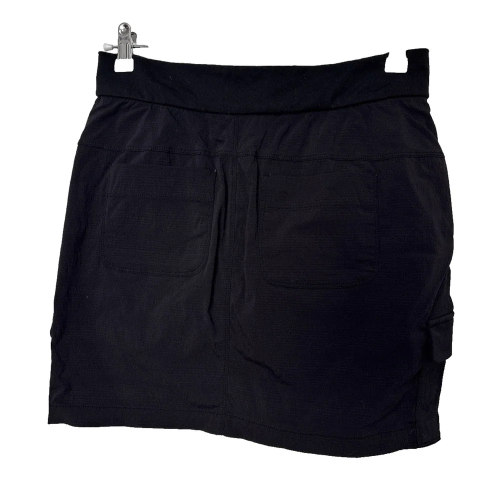 Athleta Women’s 6 Black Trekkie‎ 2.0 Cargo Hiking Skort Skirt Pockets Athleisure